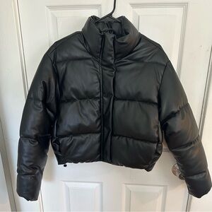 Zara Black Puffer Jacket